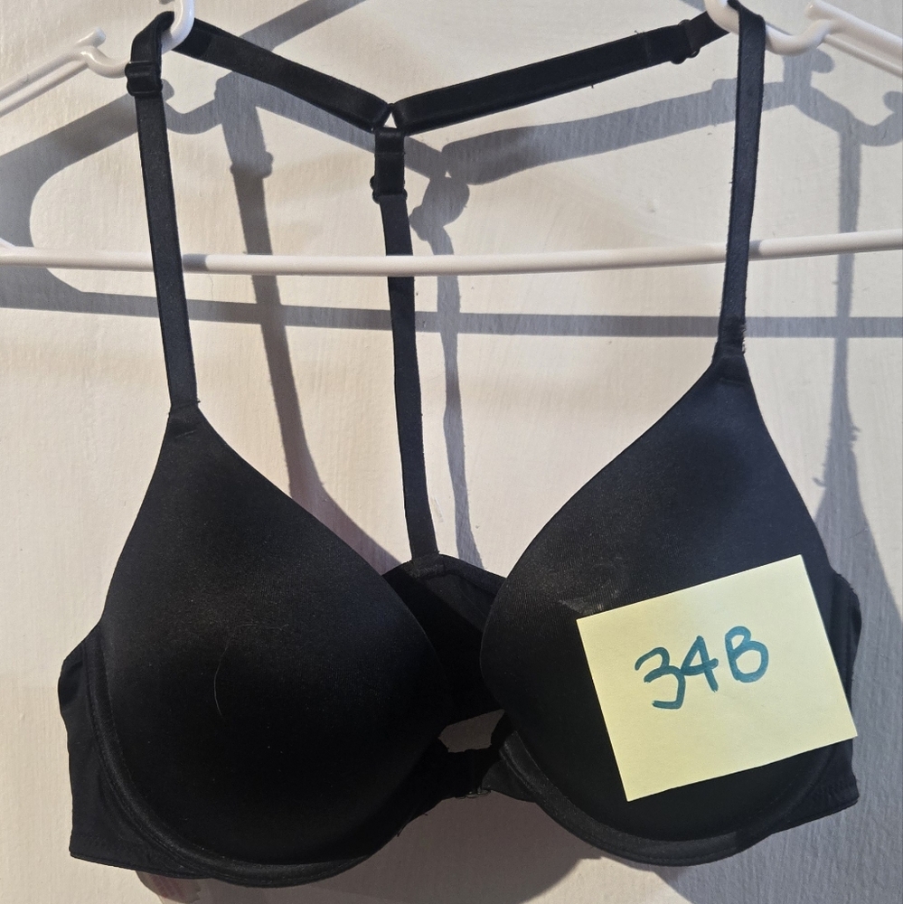 Pink push up bra